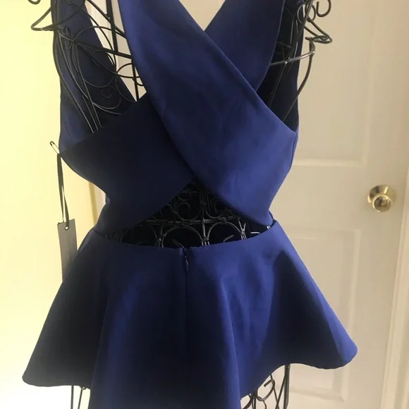 2x HOST PICK Lovers + Friends NWT Open Back Blouse NWT Size XS Gorgeous - Picture 4 of 7